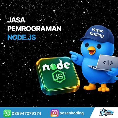 Jasa Bantuan Project Node.js dari Nol Sampai Jadi